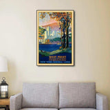 West Point New York Vintage Travel Unframed Print Wall Art - Homeroots - Flyclothing LLC