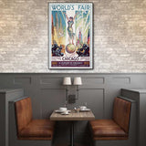 Vintage 1933 Chicago Worlds Fair Unframed Print Wall Art - Homeroots - Flyclothing LLC