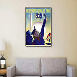 New York 1939 World's Fair Vintage Travel Unframed Print Wall Art - Homeroots - Flyclothing LLC