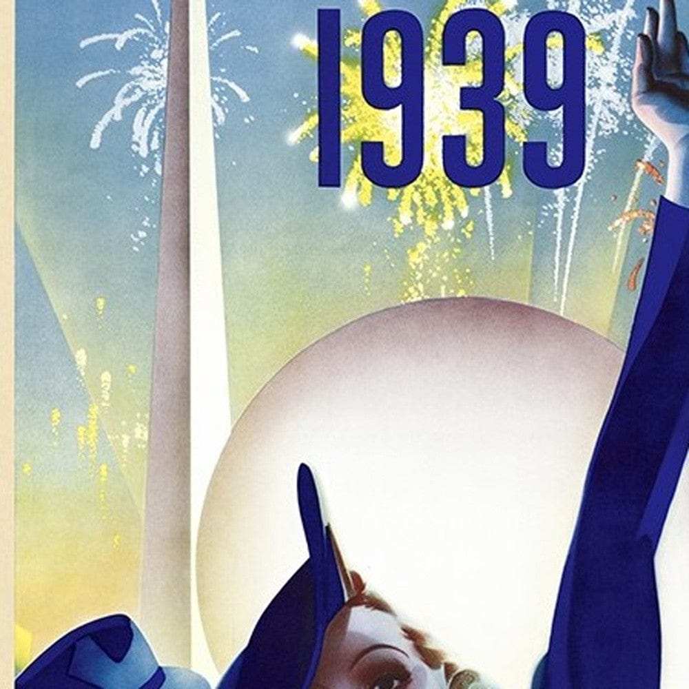 New York 1939 World's Fair Vintage Travel Unframed Print Wall Art - Homeroots - Flyclothing LLC