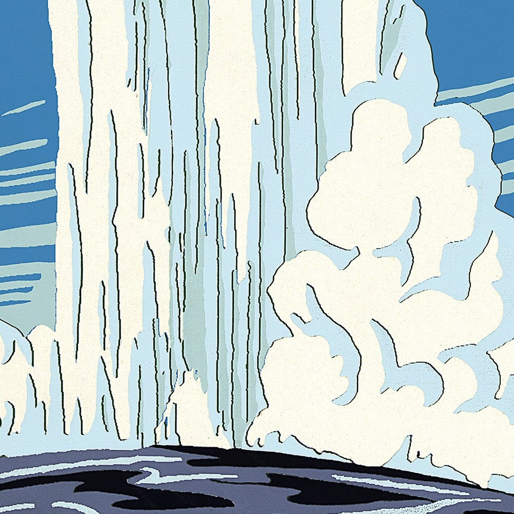 8.5" x 11" Yellowstone National Park c1938 Vintage Travel Poster Wall Art - Homeroots - Flyclothing LLC