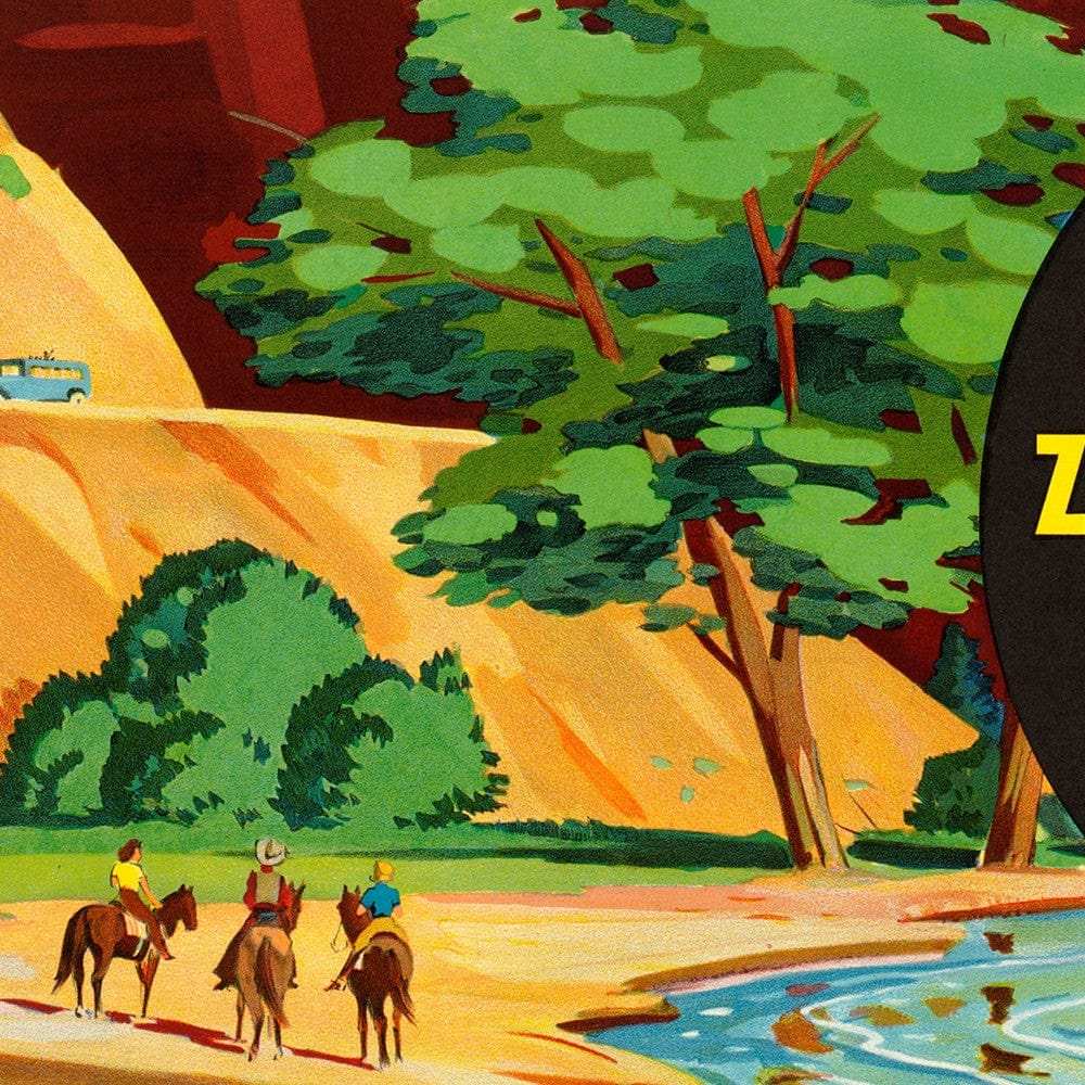 Zion National Utah Unframed Print Wall Art - Homeroots - Flyclothing LLC