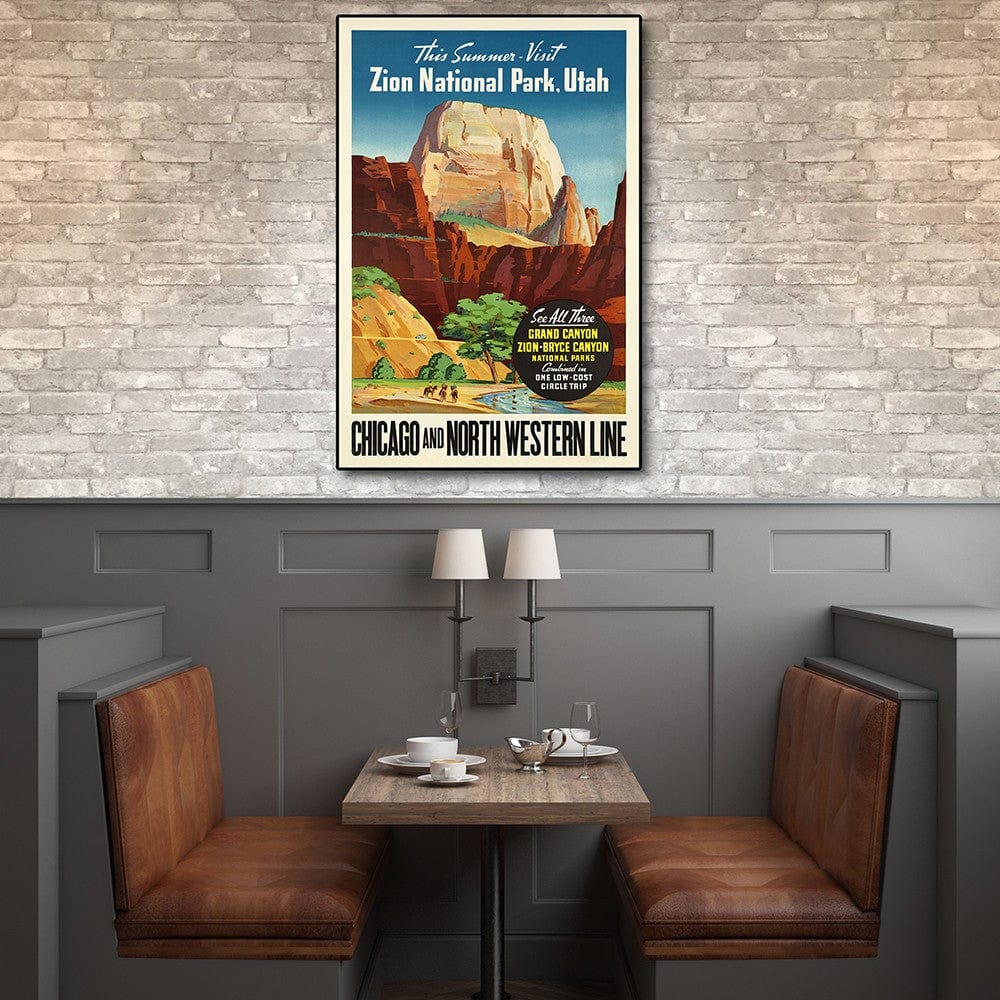 Zion National Utah Unframed Print Wall Art - Homeroots - Flyclothing LLC