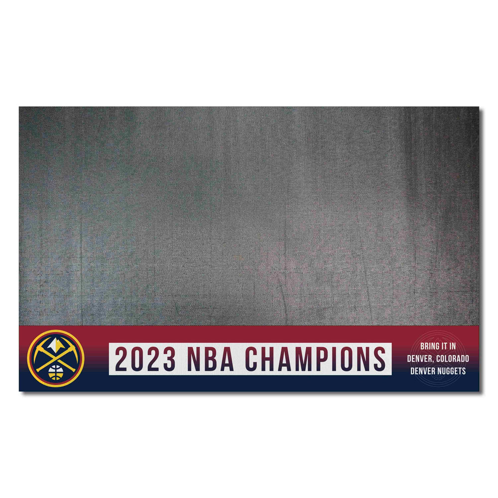 Denver Nuggets 2023 NBA Finals Champions Vinyl Grill Mat - 26in. x 42in. - Denver Nuggets - Flyclothing LLC