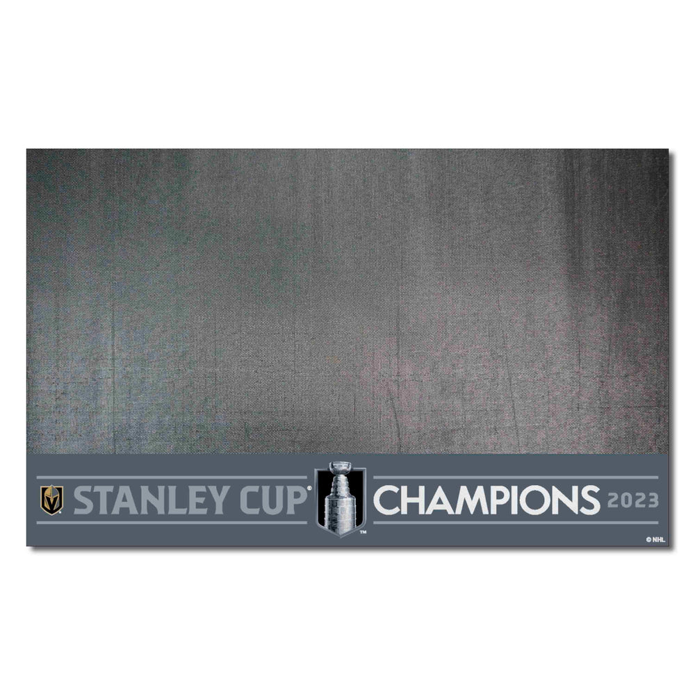 Vegas Golden Knights 2023 Stanley Cup Champions Vinyl Grill Mat - 26in. x 42in. - Vegas Golden Knights - Flyclothing LLC