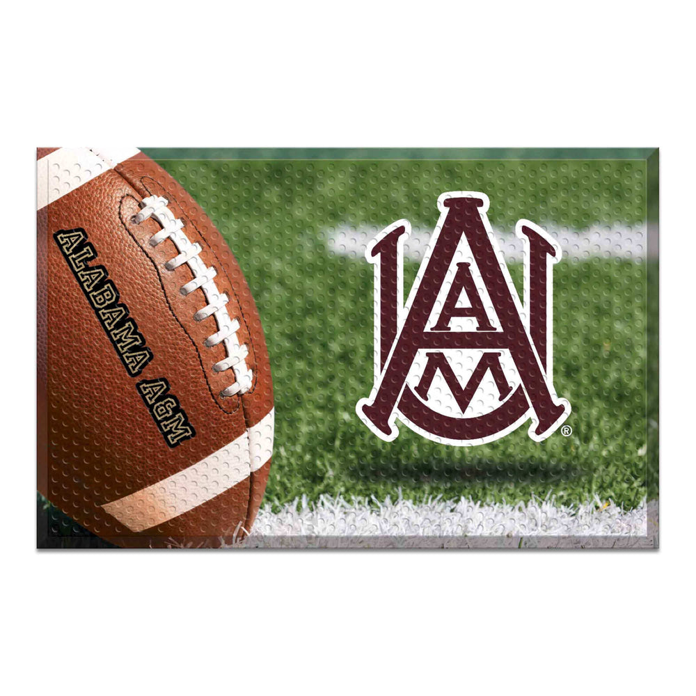 Alabama A&M Bulldogs Rubber Scraper Door Mat - Alabama A&M - Flyclothing LLC