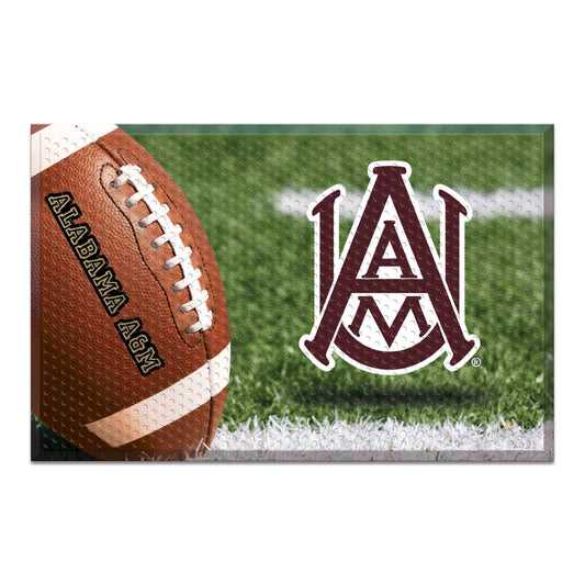 Alabama A&M Bulldogs Rubber Scraper Door Mat - Alabama A&M - Flyclothing LLC