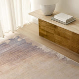 4' X 6' Beige and Blue Abstract Power Loom Area Rug - Homeroots - Flyclothing LLC