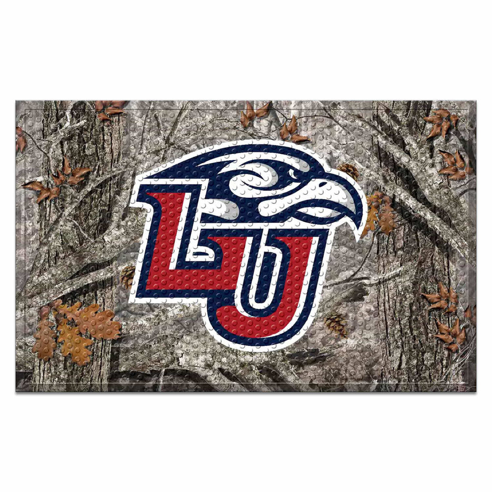 Liberty University Flames Rubber Scraper Door Mat Camo - Liberty University - Flyclothing LLC