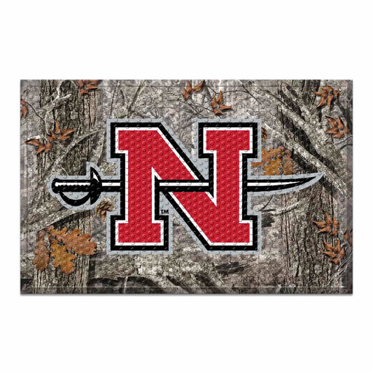 Nicholls State Colonels Rubber Scraper Door Mat Camo - Nicholls State - Flyclothing LLC
