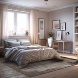 8' X 10' Gray Abstract Power Loom Area Rug - Homeroots - Flyclothing LLC