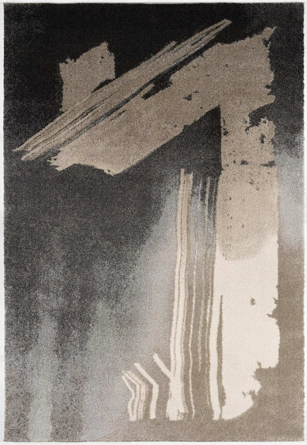 8' X 10' Gray Abstract Power Loom Area Rug - Homeroots - Flyclothing LLC