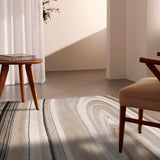 5' X 8' Cream and Tan Abstract Marble Area Rug - Homeroots - Flyclothing LLC