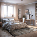 5' X 8' Cream and Tan Abstract Marble Area Rug - Homeroots - Flyclothing LLC