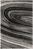 5' X 8' Dark Gray Abstract Illusional Area Rug - Homeroots - Flyclothing LLC