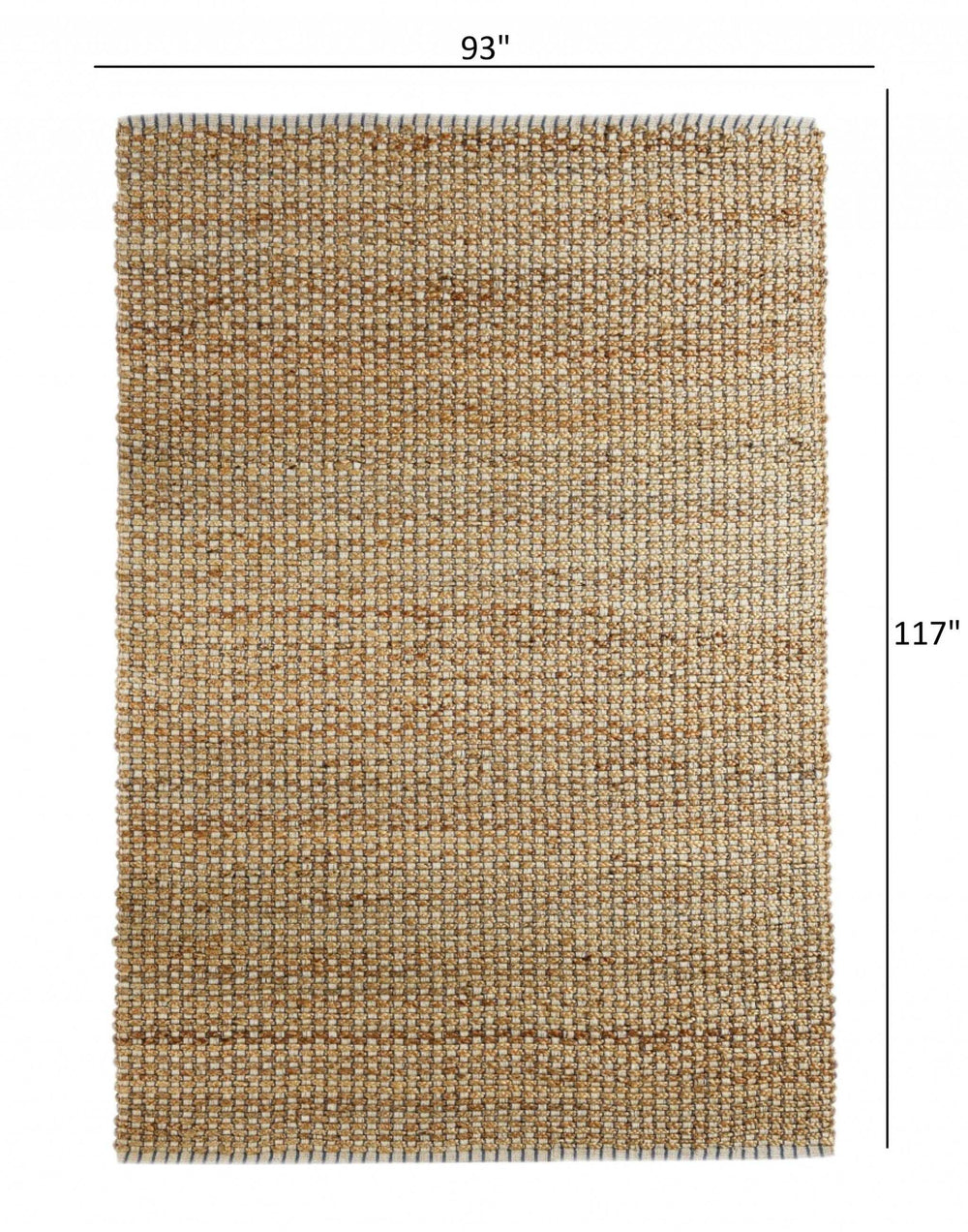 8' X 10' Natural Hand Woven Area Rug - Homeroots - Flyclothing LLC