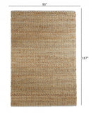 8' X 10' Natural Hand Woven Area Rug - Homeroots - Flyclothing LLC