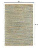 8' X 10' Multitoned Braided Jute Area Rug - Homeroots - Flyclothing LLC