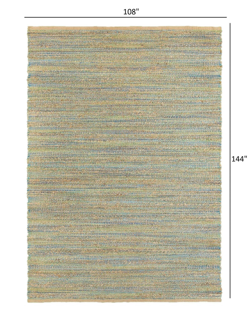 9' X 12' Natural Hand Woven Area Rug - Homeroots - Flyclothing LLC