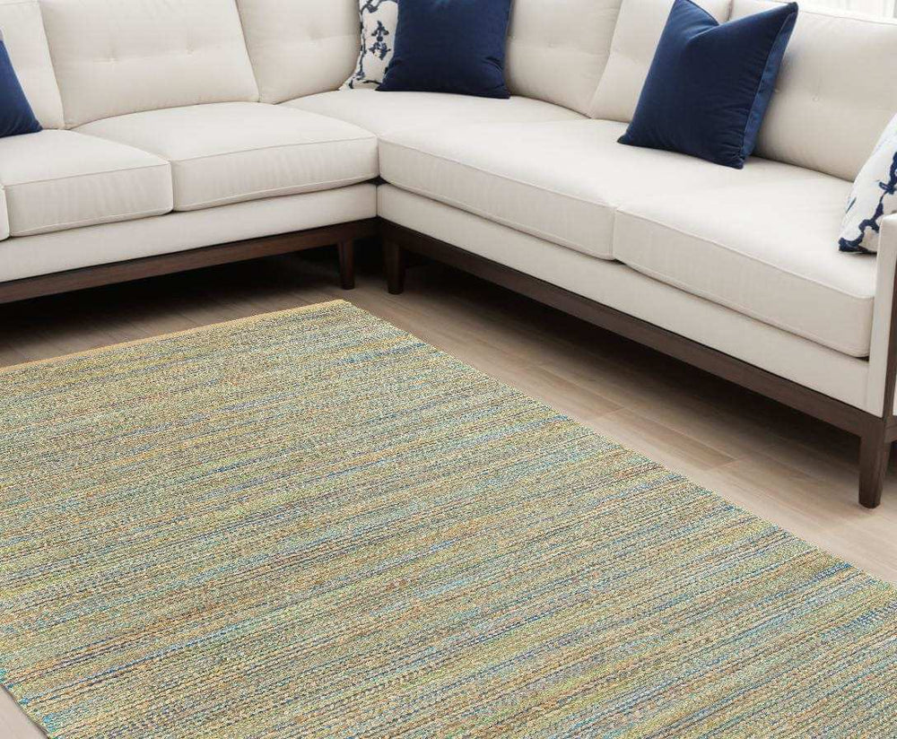 9' X 12' Natural Hand Woven Area Rug - Homeroots - Flyclothing LLC