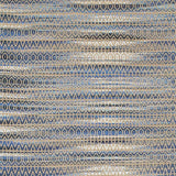 9' X 12' Round Navy and Tan Striated Area Rug - Homeroots - Flyclothing LLC