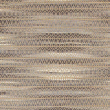 9' X 12' Gray and Tan Striated Runner Rug - Homeroots - Flyclothing LLC