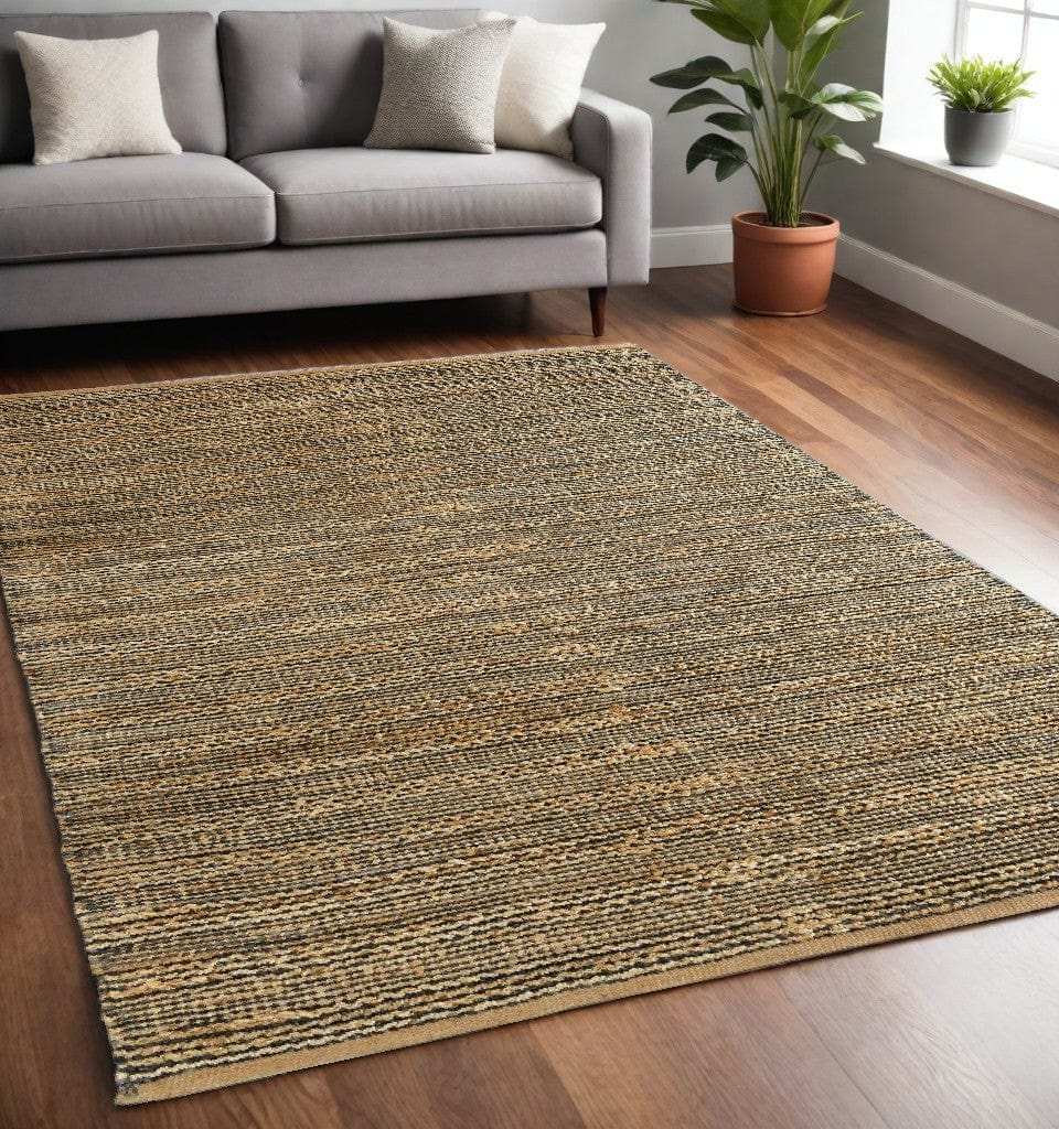5' X 8' Natural Hand Woven Area Rug - Homeroots - Flyclothing LLC