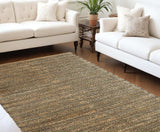 9' X 12' Natural Hand Woven Area Rug - Homeroots - Flyclothing LLC