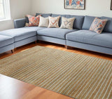 8' X 10' Natural Hand Woven Area Rug - Homeroots - Flyclothing LLC
