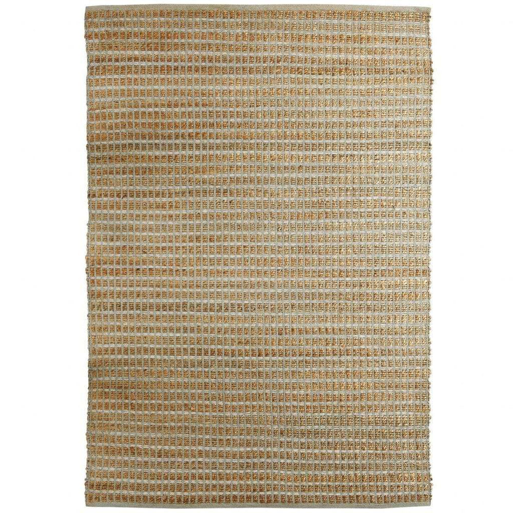 9' X 12' Gray Grid Farmhouse Area Rug - Homeroots - Flyclothing LLC