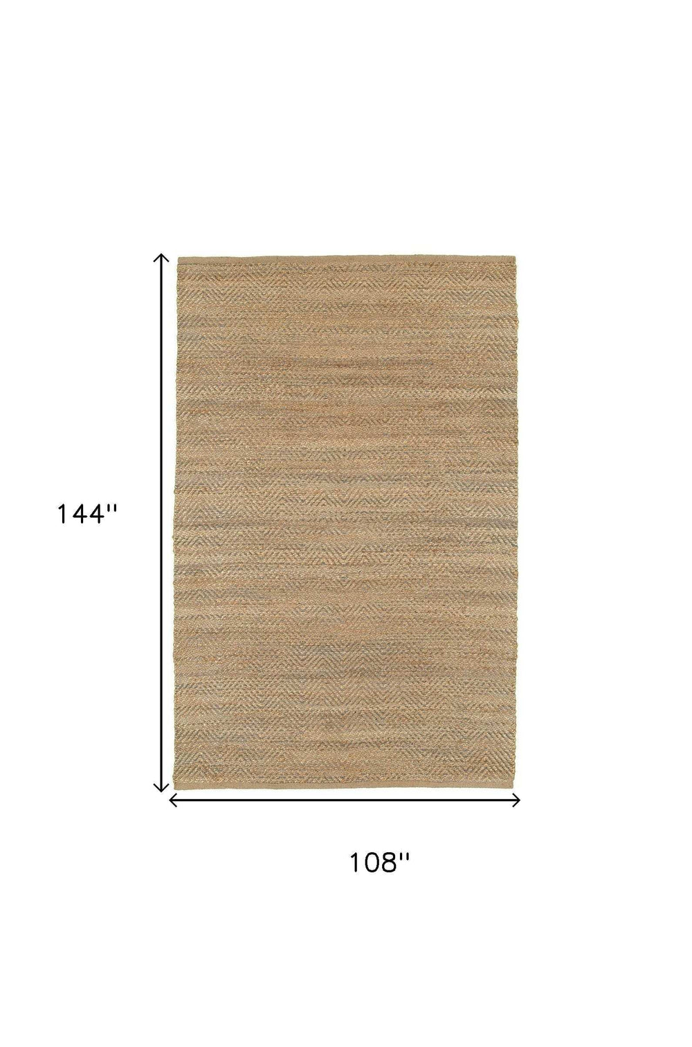 9' X 12' Tan and Gray Boho Chic Area Rug - Homeroots - Flyclothing LLC