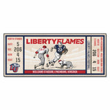Liberty University Flames Ticket Runner Rug - 30in. x 72in. - Liberty University - Flyclothing LLC