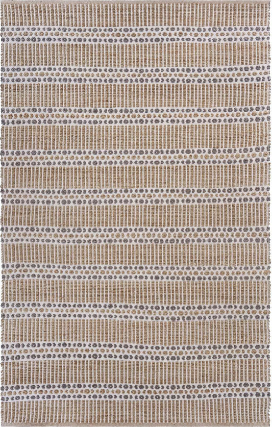 5' X 8' Natural Hand Woven Area Rug - Homeroots - Flyclothing LLC