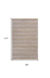 8' X 10' Natural Hand Woven Area Rug - Homeroots - Flyclothing LLC