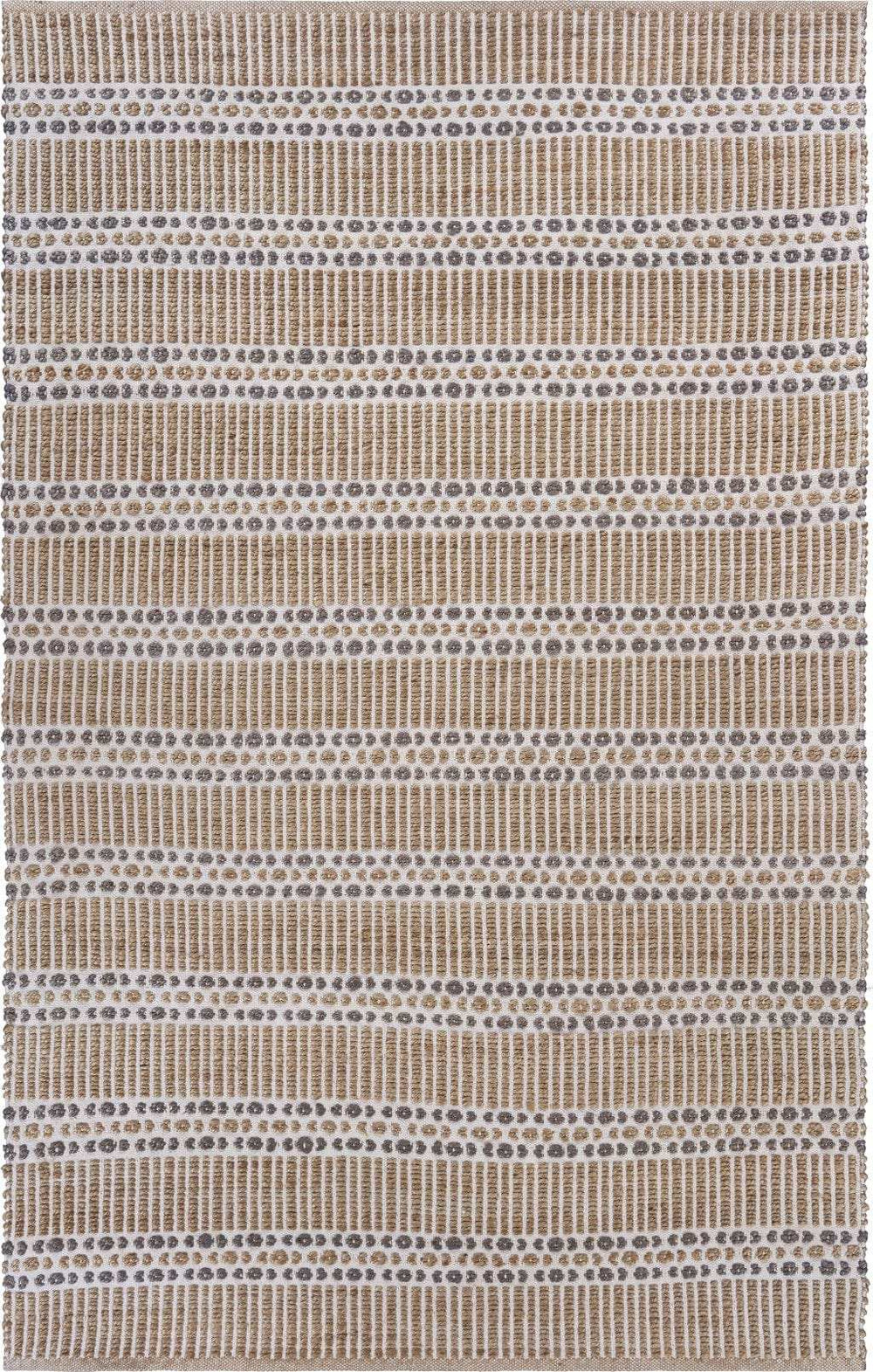 8' X 10' Natural Hand Woven Area Rug - Homeroots - Flyclothing LLC