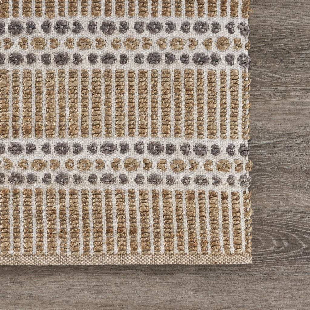 8' X 10' Natural Hand Woven Area Rug - Homeroots - Flyclothing LLC