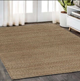5' X 8' Natural Hand Woven Area Rug - Homeroots - Flyclothing LLC