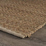 9' X 12' Natural Hand Woven Area Rug - Homeroots - Flyclothing LLC