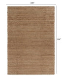 9' X 12' Natural Hand Woven Area Rug - Homeroots - Flyclothing LLC