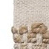 5' X 8' Tan and White Detailed Woven Area Rug - Homeroots - Flyclothing LLC