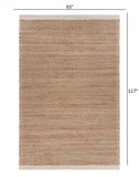 8' X 10' Tan Hand Loomed Area Rug - Homeroots - Flyclothing LLC