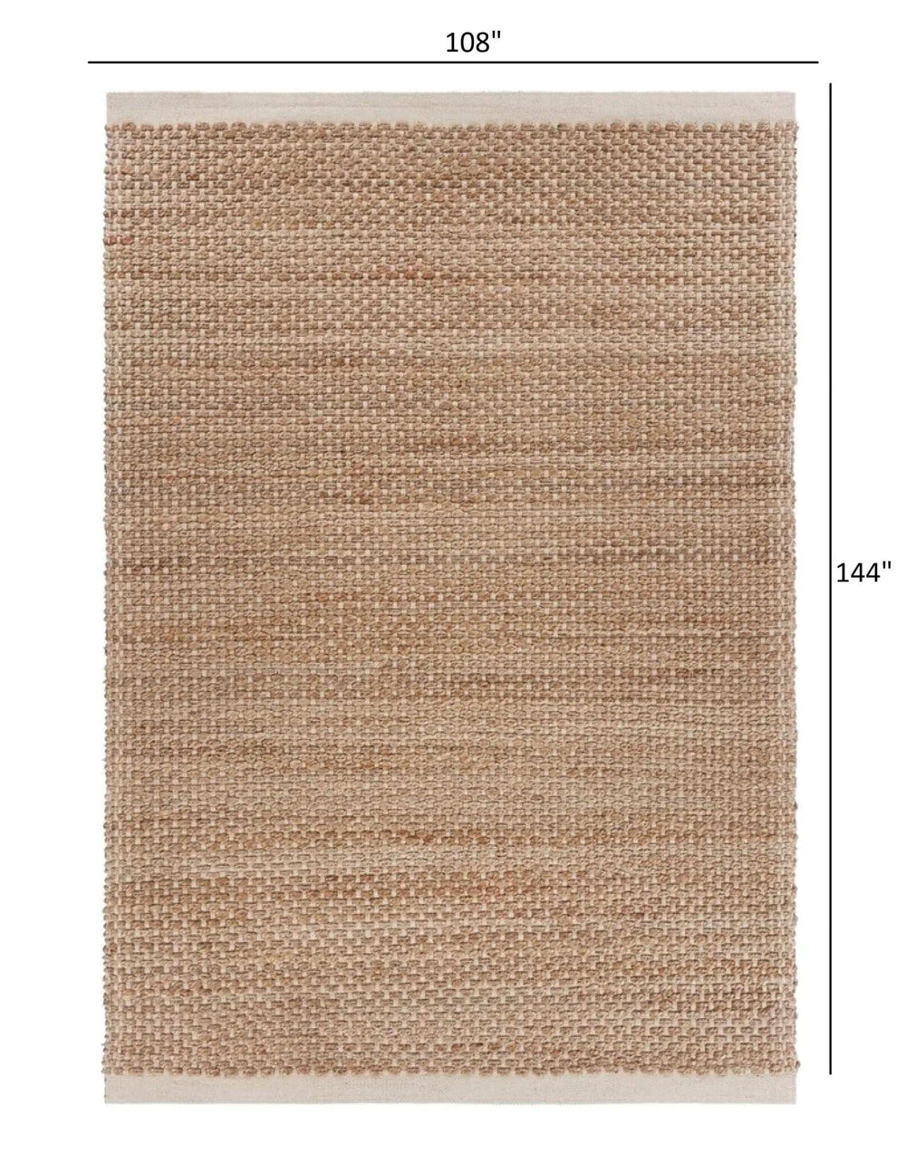 9' X 12' Tan Hand Loomed Area Rug - Homeroots - Flyclothing LLC