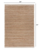 9' X 12' Tan Hand Loomed Area Rug - Homeroots - Flyclothing LLC