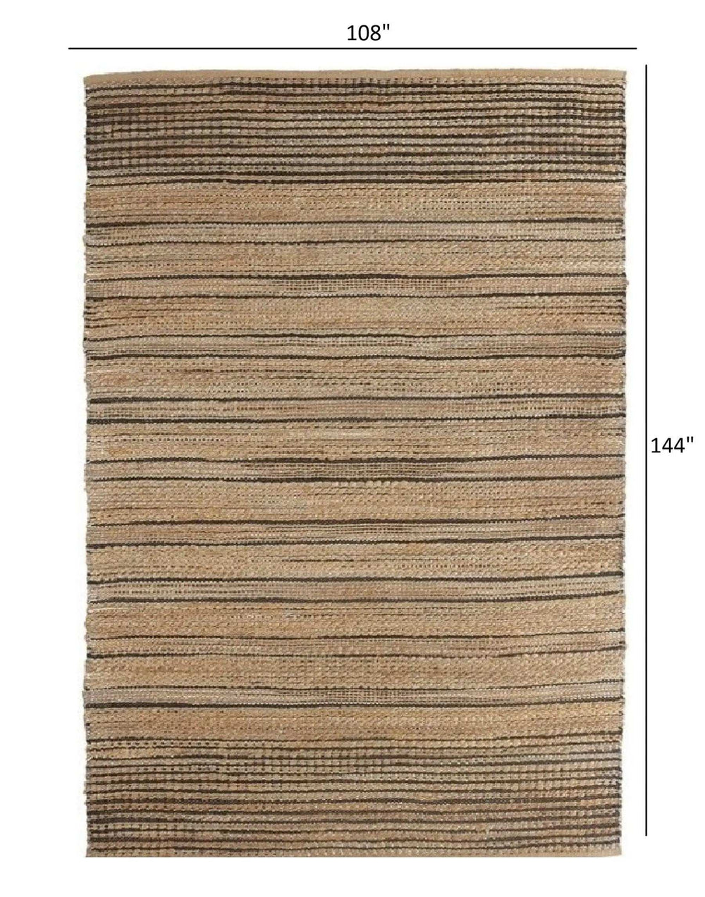 9' X 12' Tan Kilim Flatweave Handmade Area Rug - Homeroots - Flyclothing LLC