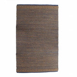8' X 10' Tan and Blue Detailed Lattice Area Rug - Homeroots - Flyclothing LLC
