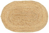 2' X 3' Soft Beige Braided Scatter Rug - Homeroots - Flyclothing LLC