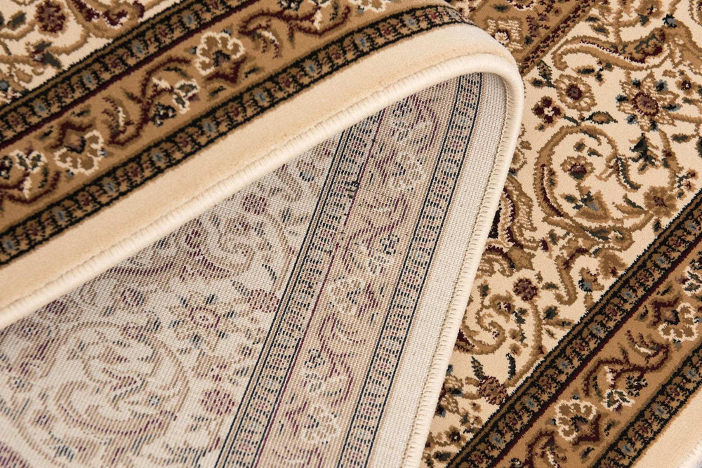 5' X 8' Black and Ivory Oriental Power Loom Area Rug - Homeroots - Flyclothing LLC