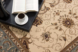 8' Runner Blue and Ivory Oriental Power Loom Runner Rug - Homeroots - Flyclothing LLC