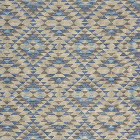3' x 5' Blue Decorative Lattice Area Rug - Homeroots - Flyclothing LLC