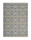 3' x 5' Blue Decorative Lattice Area Rug - Homeroots - Flyclothing LLC